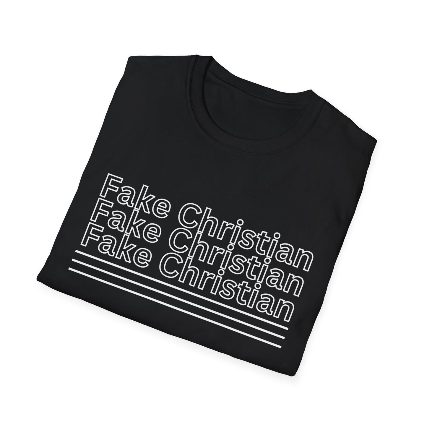 Fake Christian Unisex Softstyle T-Shirt