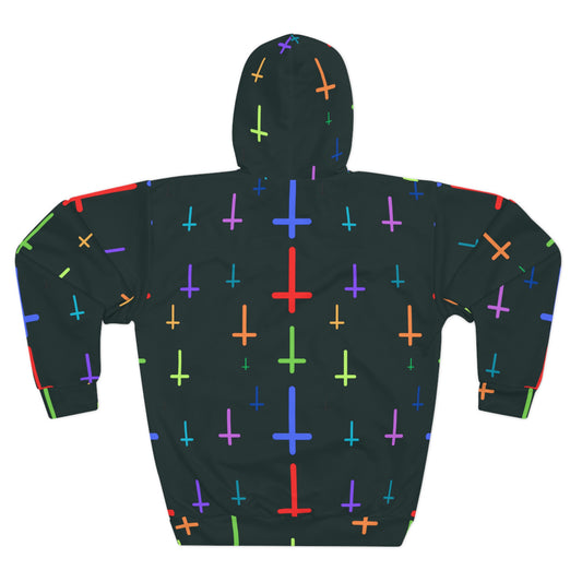Unholy Pride Pattern Unisex Pullover Hoodie (AOP)