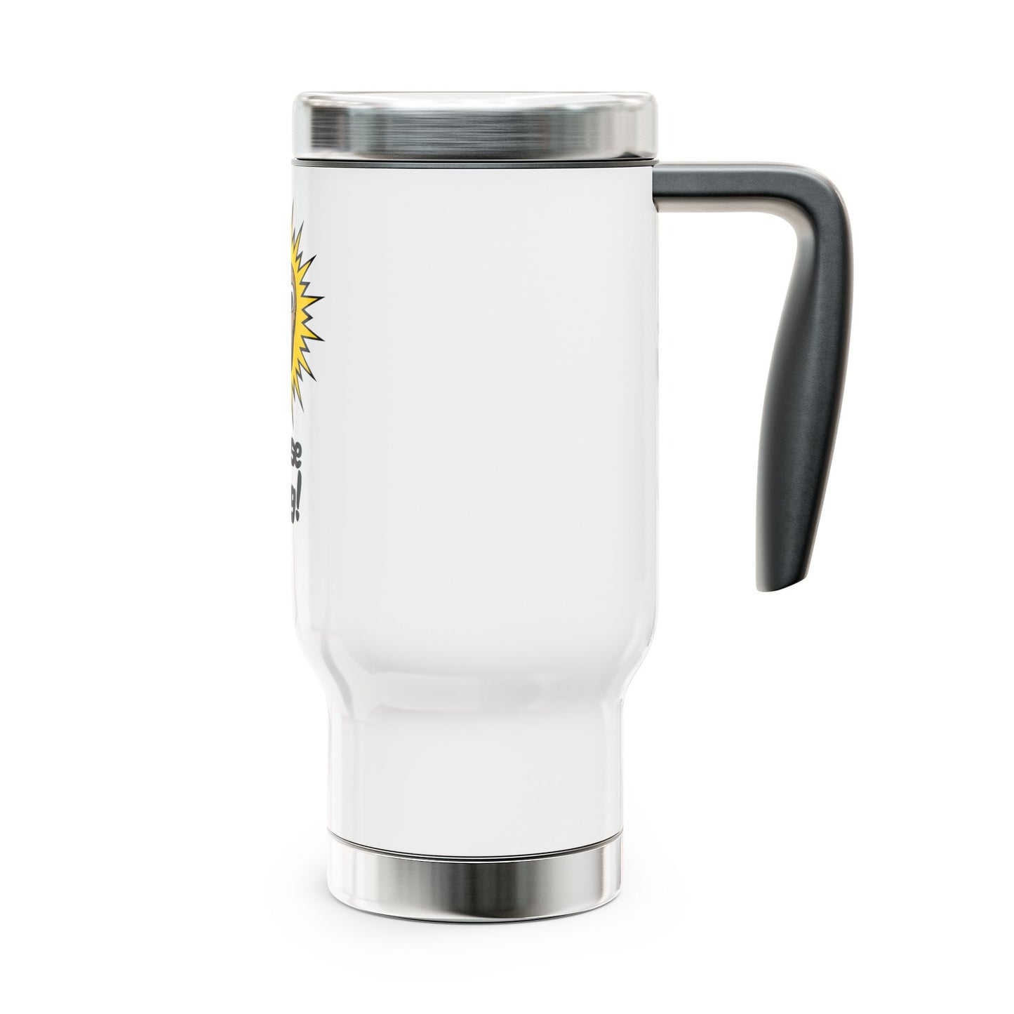 Praise Doug! (by Jason AKA Hyprlb) Stainless Steel Travel Mug with Handle, 14oz