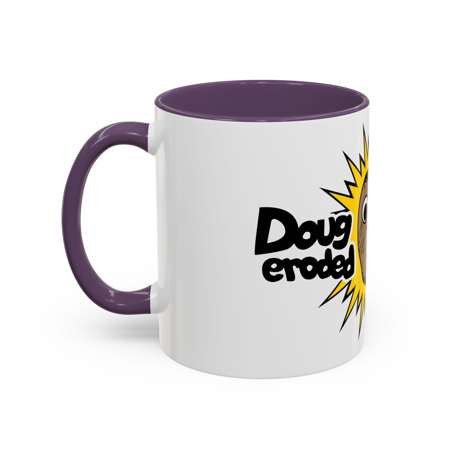 Doug Eroded Mug (by Jason AKA Hyperlb) Accent Coffee Mug (11, 15oz)