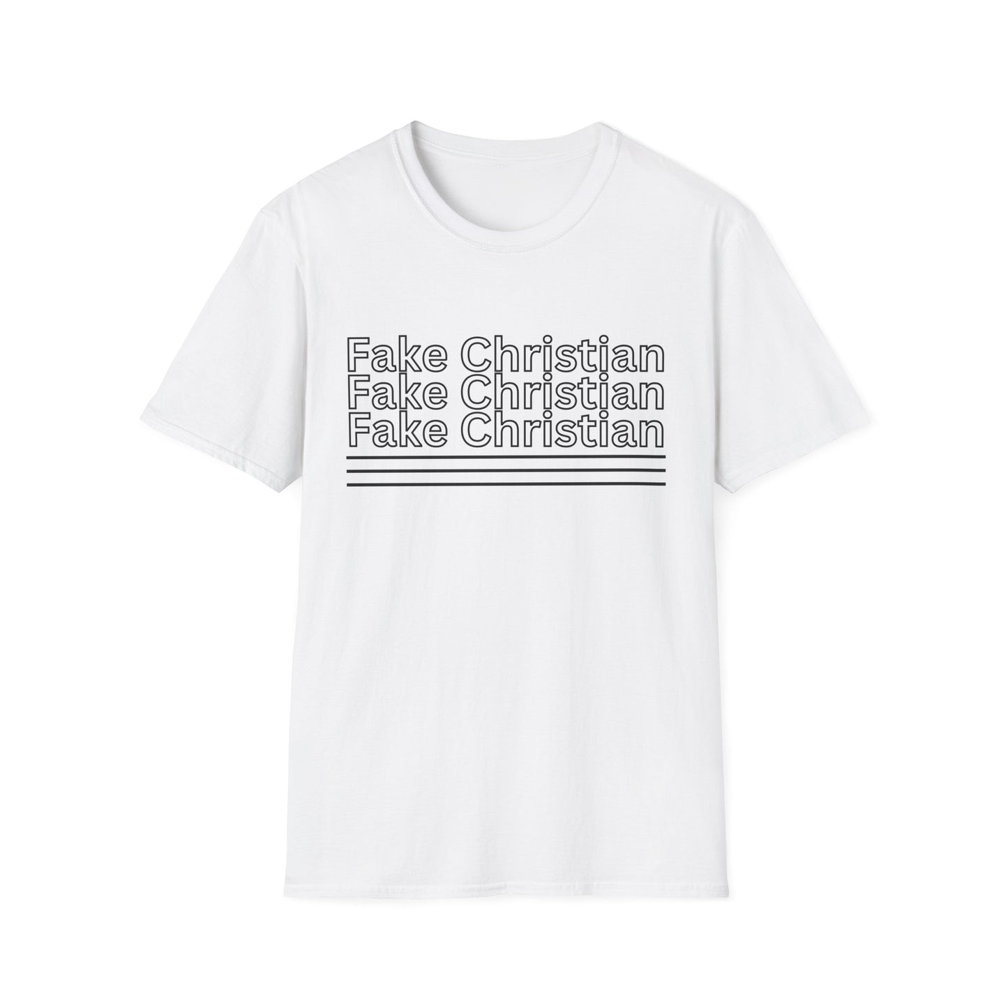 Fake Christian Unisex Softstyle T-Shirt