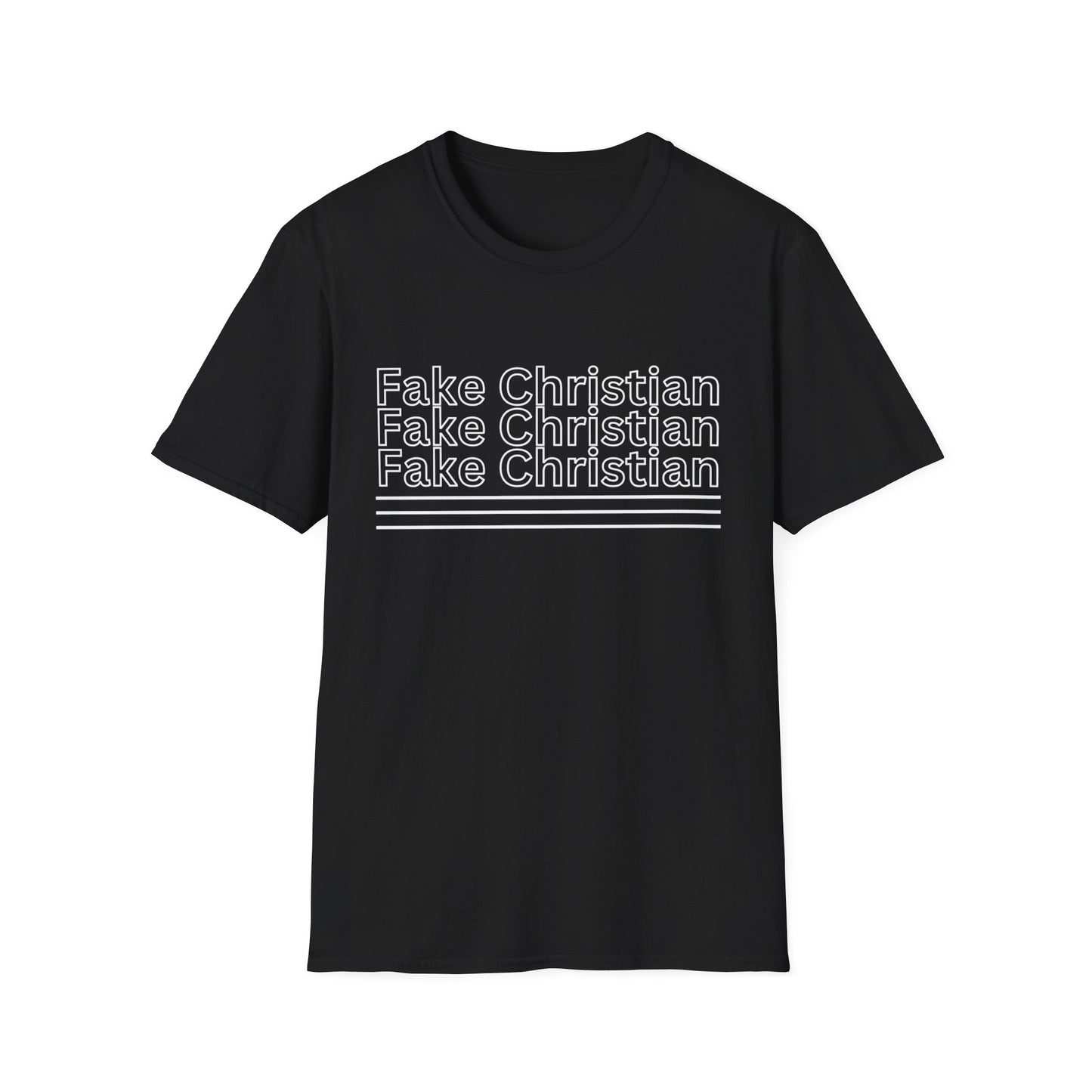 Fake Christian Unisex Softstyle T-Shirt